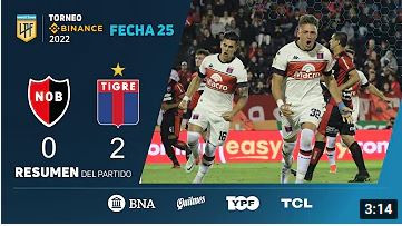 #TorneoBinance | Fecha 25 | resumen de Newell's - Tigre