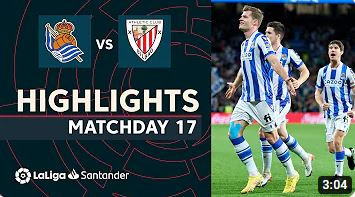 Real Sociedad 3-1 Athletic Club | LaLiga 22/23 Match Highlights