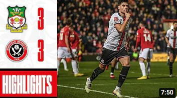 6 Goals & Red Card as Egan goal secures replay 😳 | Wrexham 3-3 Sheffield United | FA Cup Highlights