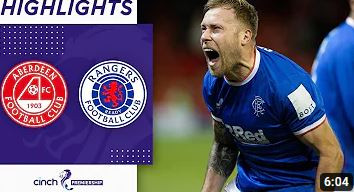 Aberdeen 2-3 Rangers