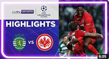 Sporting CP 1-2 Eintracht Frankfurt | Champions League 22/23 Match Highlights