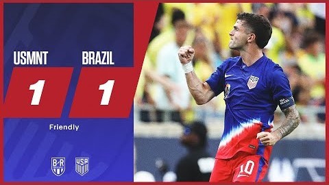#ไฮไลท์ฟุตบอล [ สหรัฐอเมริกา 1 - 1 บราซิล ] กระชับมิตรทีมชาติ 2024/13.6.67