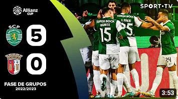 Sporting 5-0 SC Braga - Allianz Cup