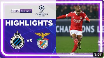 Club Brugge 0-2 Benfica | Champions League 22/23 Match Highlights