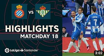 Resumen de RCD Espanyol vs Real Betis (1-0)