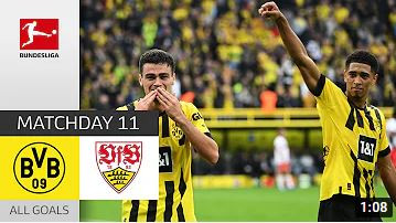 Brilliant Bellingham & Reyna Goal | Dortmund - Stuttgart 5-0 | All Goals | MD 11 – Bundesliga 22/23